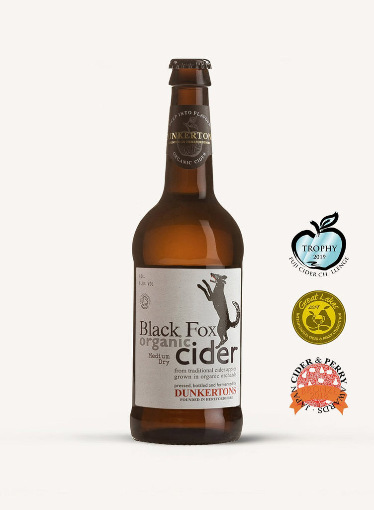 Black Fox Organic Cider (500ml)