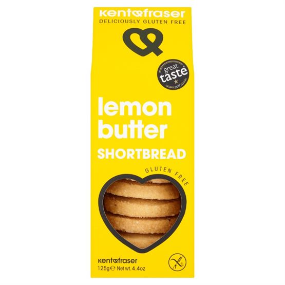 Lemon Butter Shortbread biscuits (gluten free)