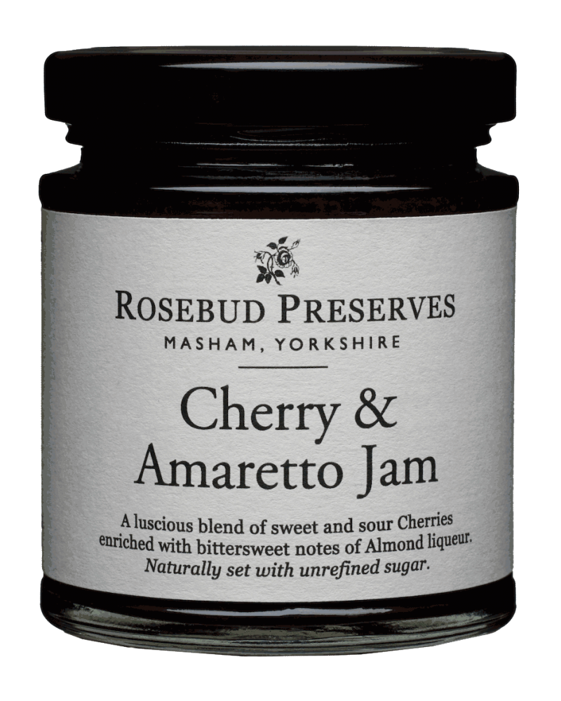 Cherry and amaretto jam